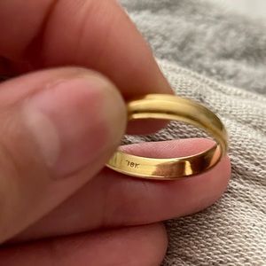 Solid 18k Gold Ring (size 9)